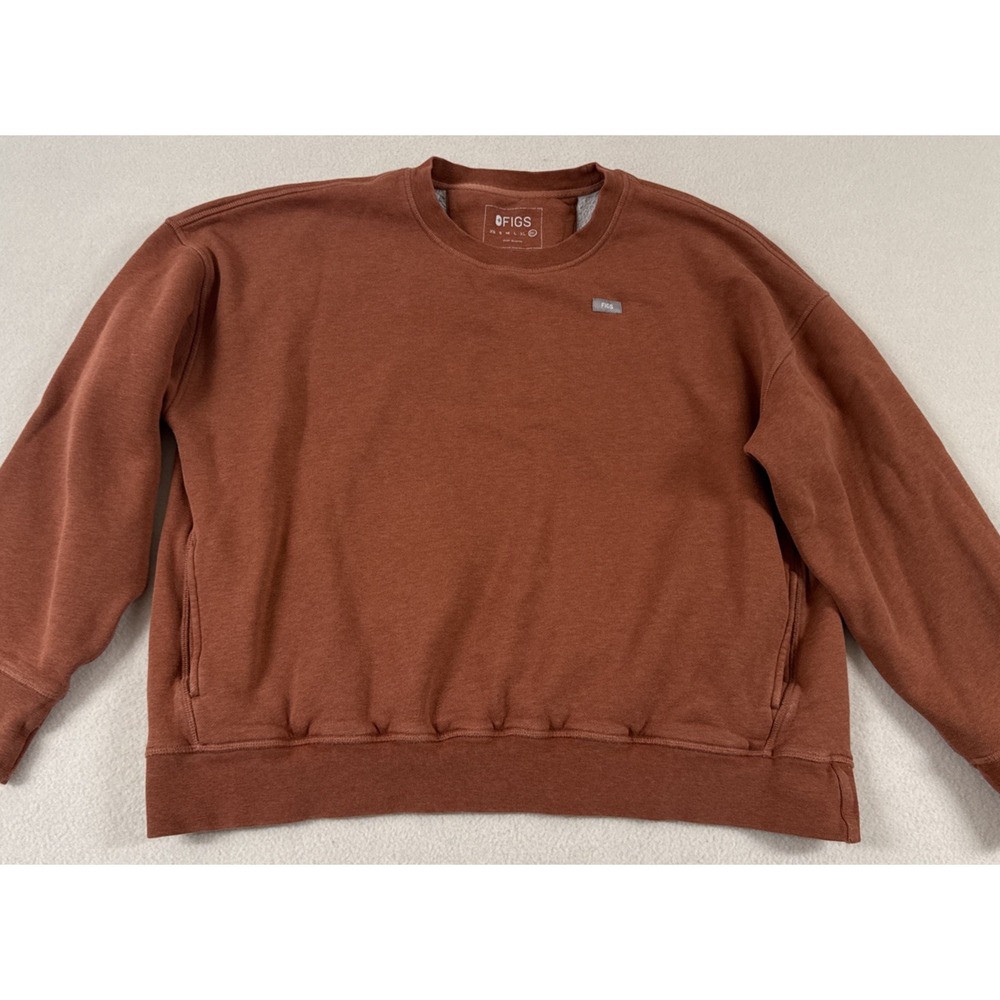 FIGS Sweatshirt Womens 2XL Crewneck PullOver Kangaroo Pocket Nurse Shift